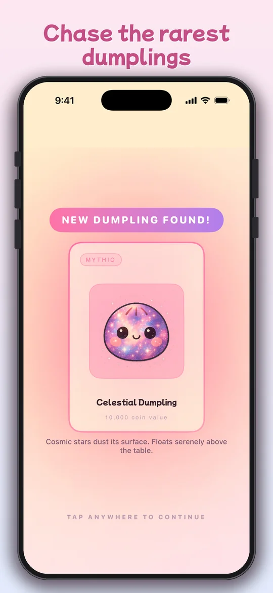Chase the rarest mythic dumplings