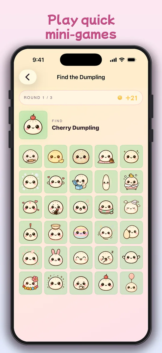 Play quick mini-games